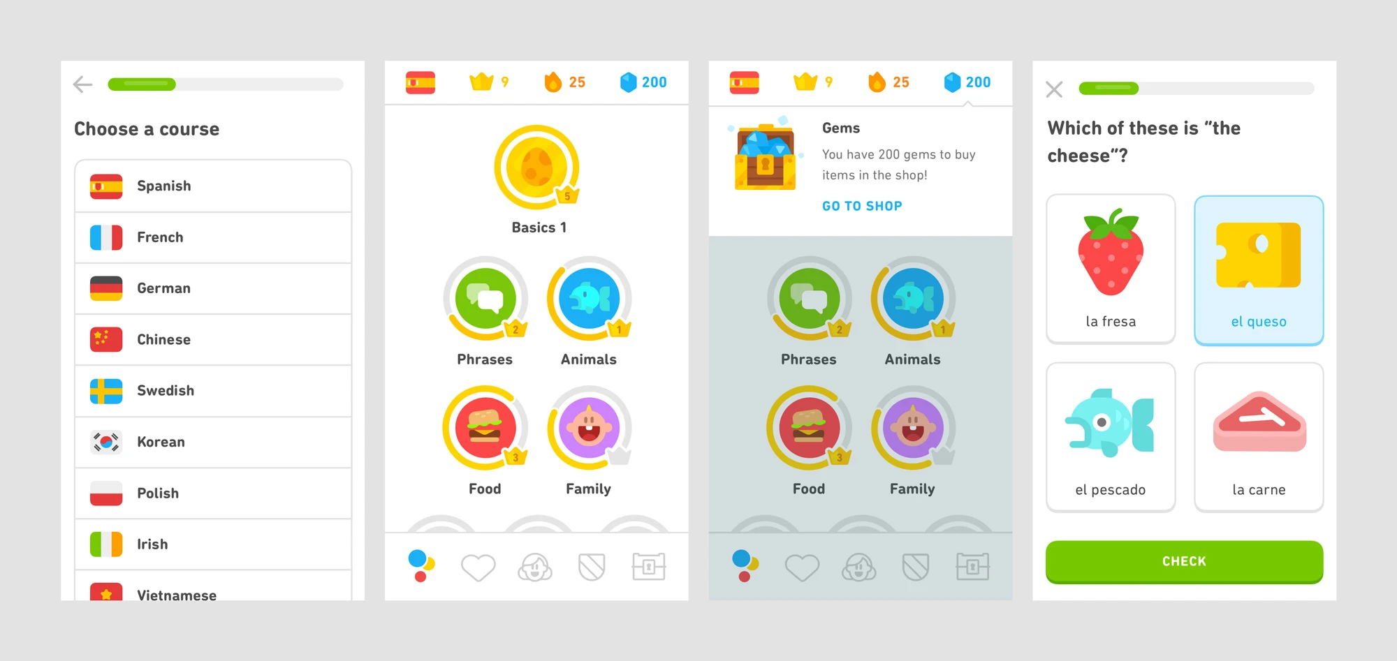 Ứng dụng học tiếng Anh Duolingo