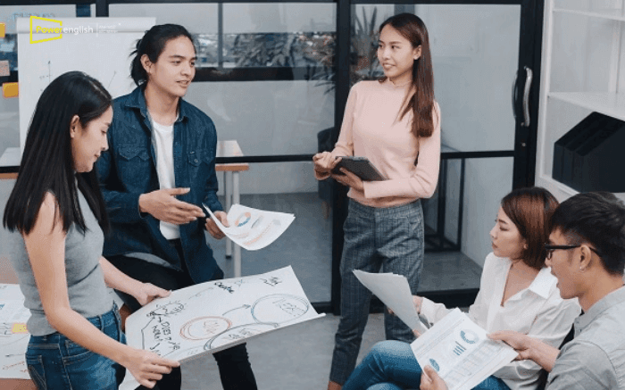 Mẫu câu giao tiếp khi làm việc nhóm