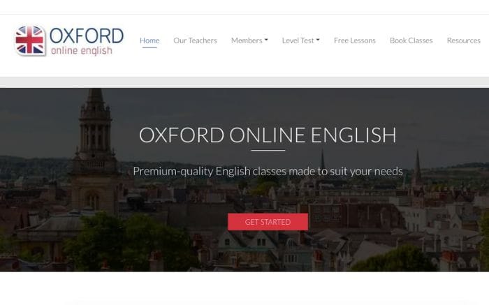 Website học ngữ pháp tiếng Anh Oxford Online English