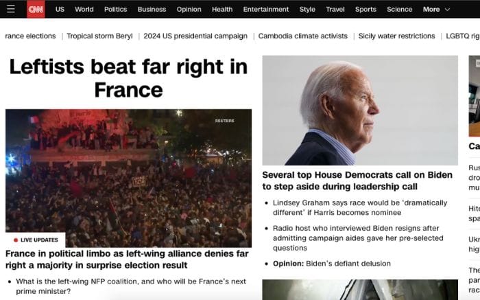 Website đọc báo tiếng Anh CNN