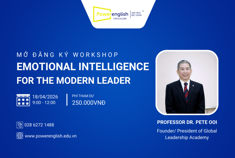 Dr Pete - Wokshop EMOTIONAL INTELLIGENCE FOR THE MODERN LEADER