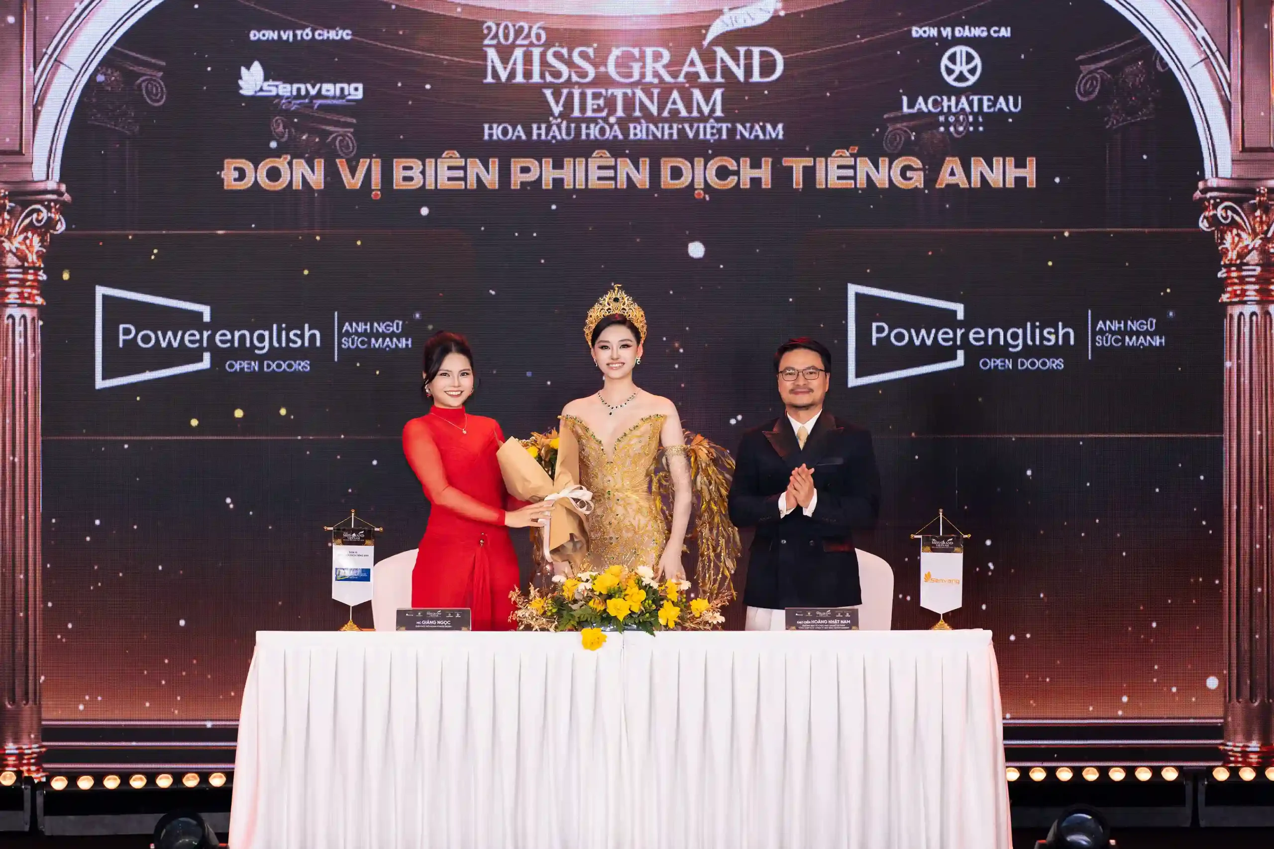 Power English ký kết hợp tác biên phiên dịch tiếng Anh với Miss Grand Vietnam 2026